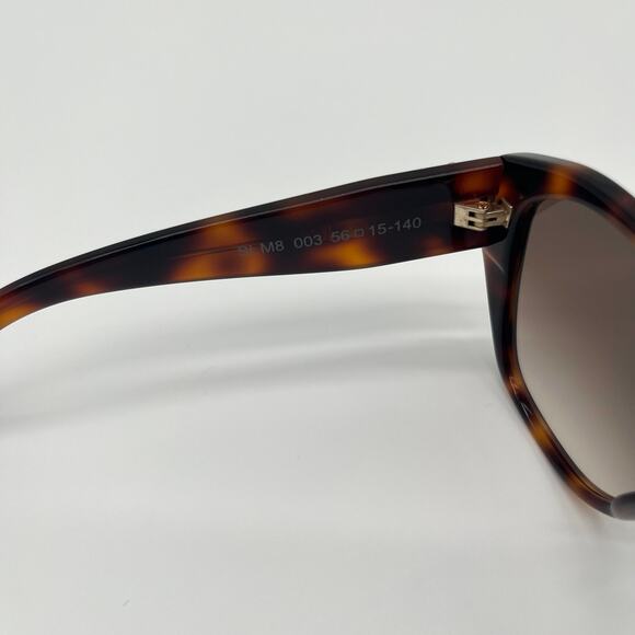 SAINT LAURENT Sunglasses Unisex, Havana Geometric Brown Frame, Case Included YSL - Picture 8 of 9